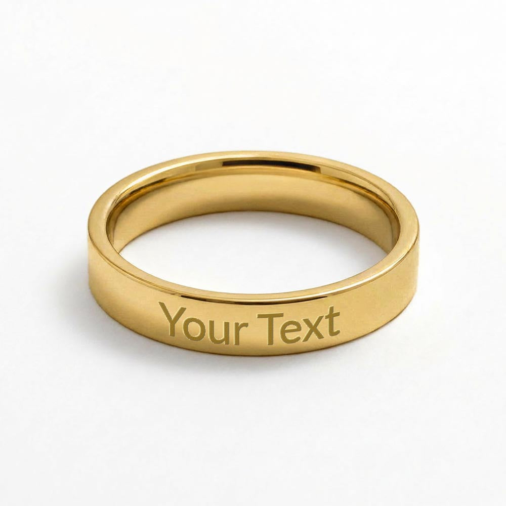 Classic Engraved Custom Ring